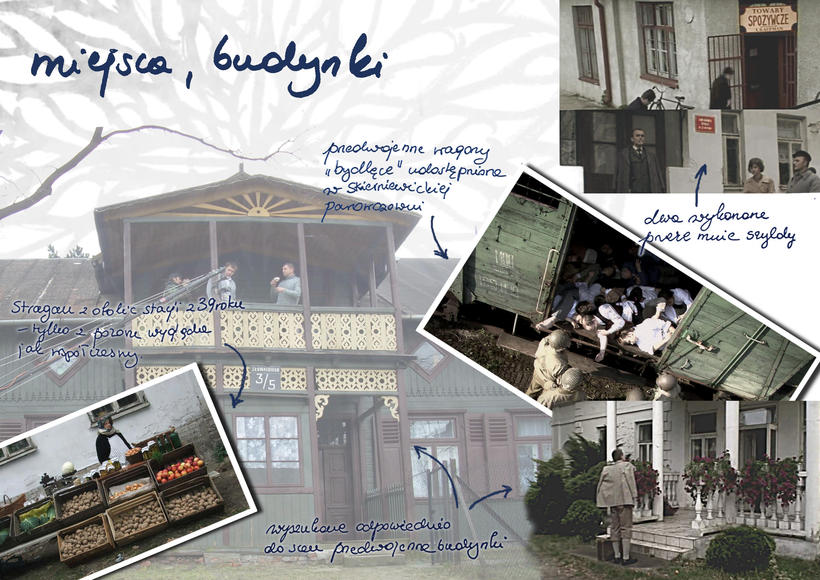 Urszula Sza�ata - miejsca, budynki